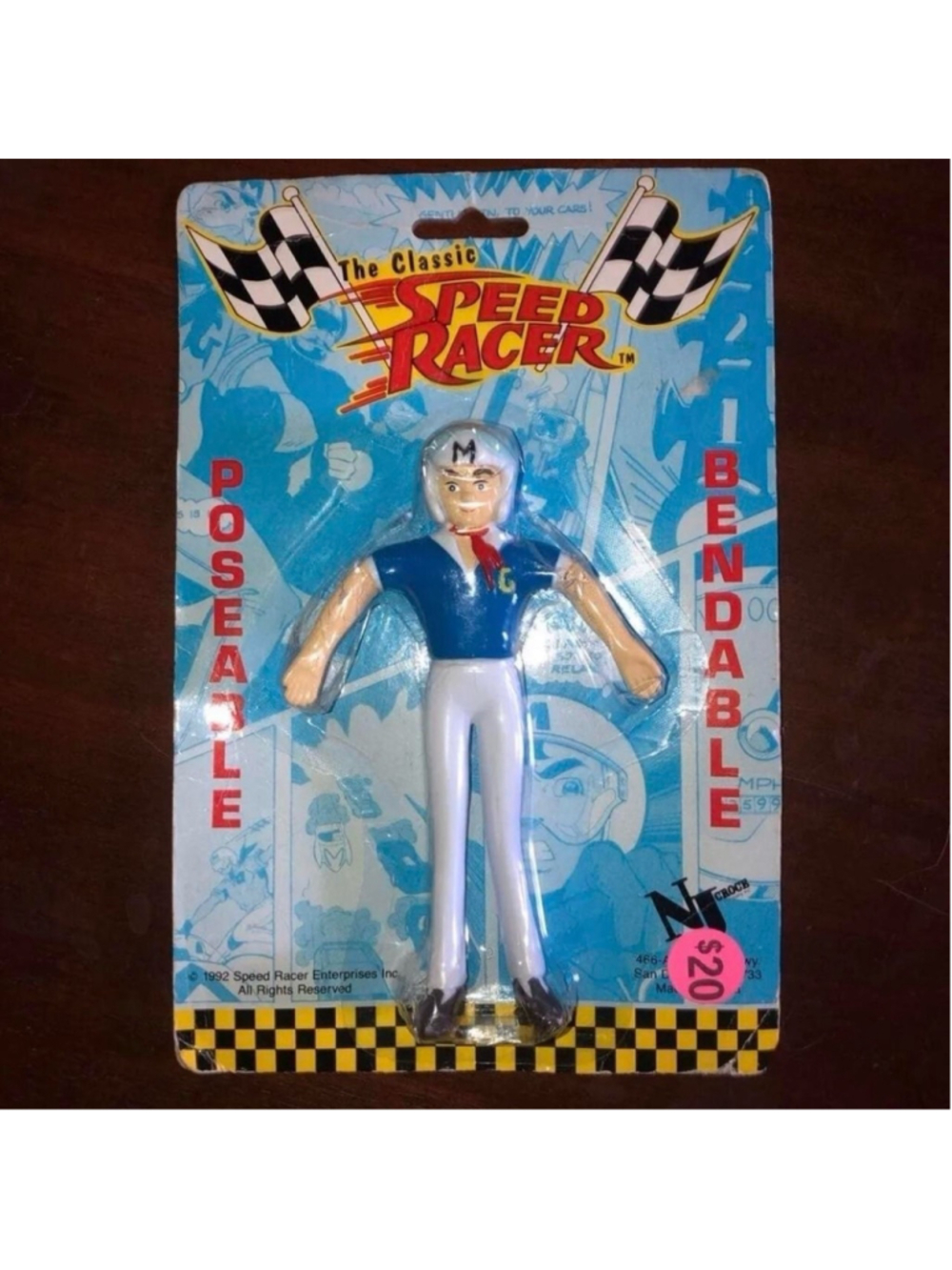 Vintage 1992 Speed Racer Action Figure